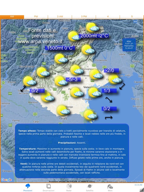 Screenshot #4 pour METEO VENETO