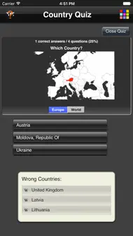 Country Quiz iphone bilder 1