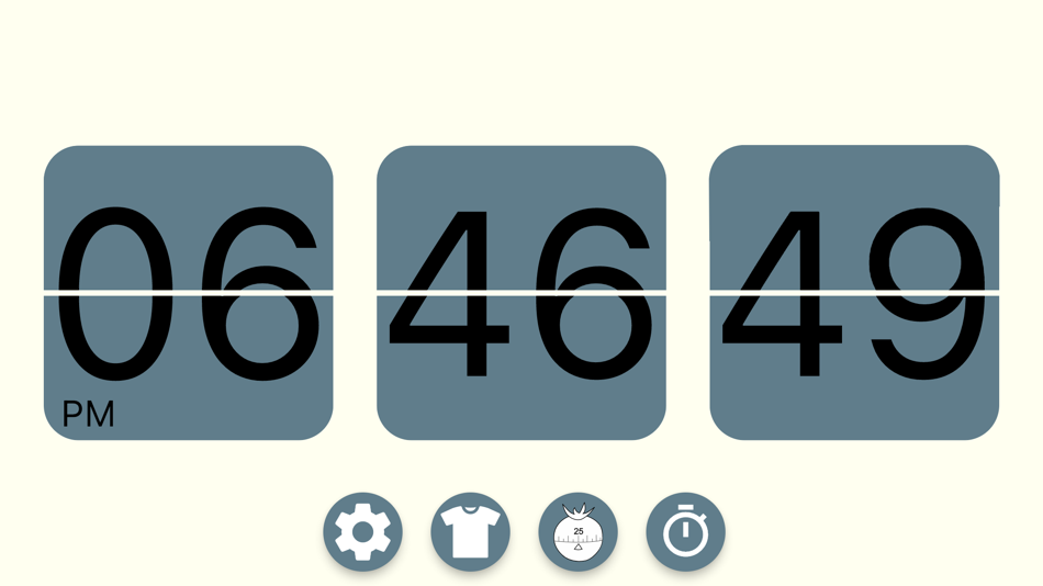 #8. Flip Clock & Pomodoro Timer (iOS) 由: Vitaliy Mischenko