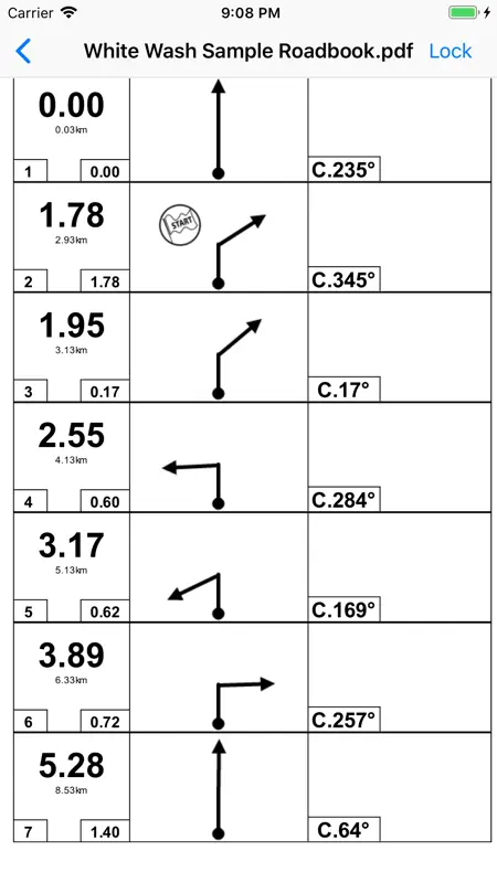 RallyBlitz Roadbook screenshot 2 of 3