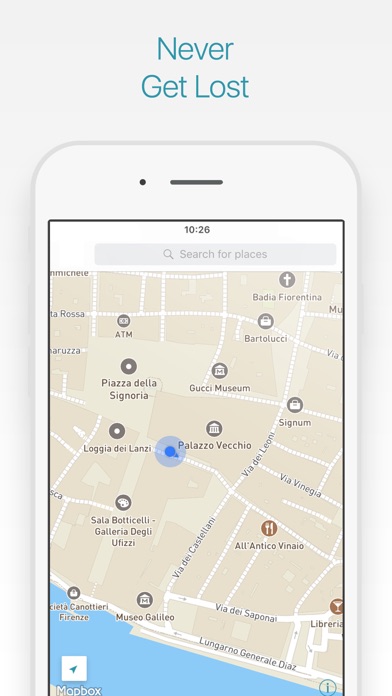 Florence Travel Guide and Map Screenshot