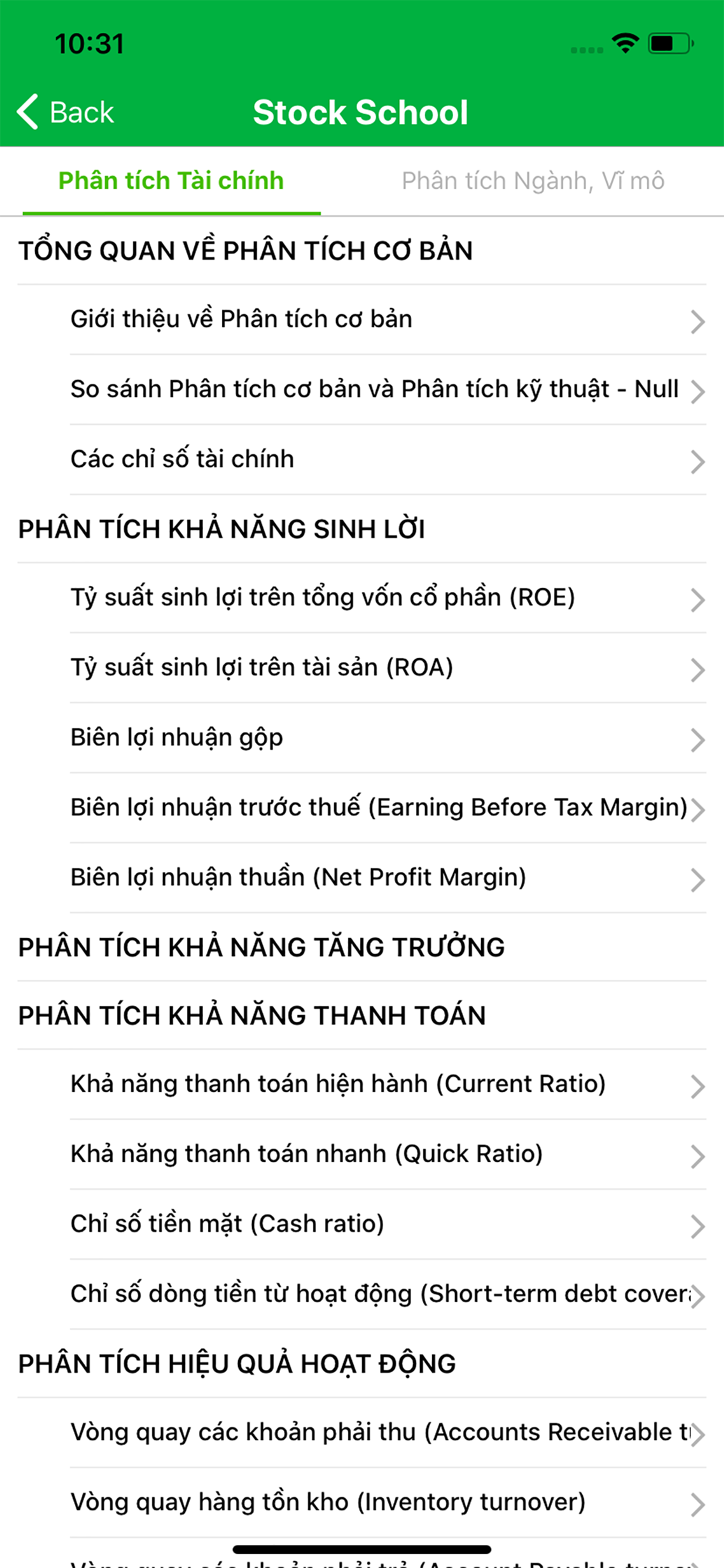 Stock School - Học chứng khoán