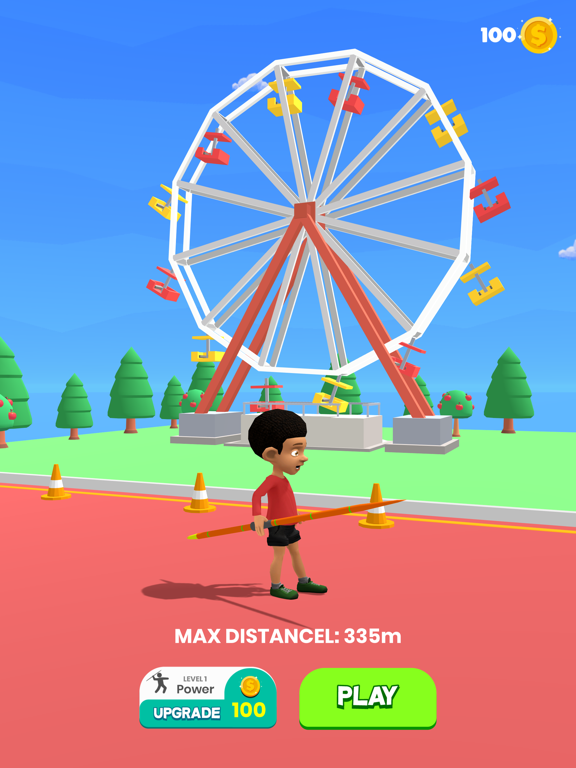 Screenshot #1 for Javelin Throw 3D