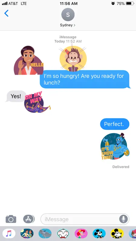 Disney Stickers: Aladdin screenshot 3 of 4