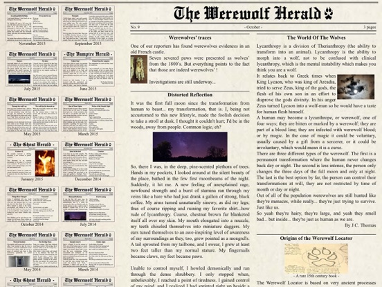 Werewolf Locator iPad screenshot 4 - Entertainment app
