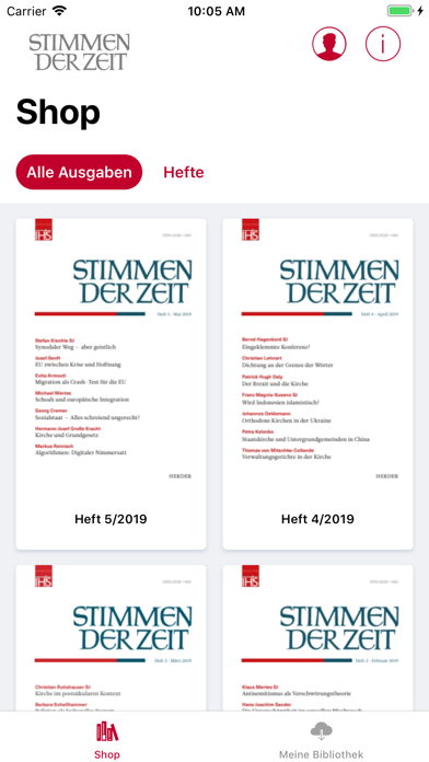 How to cancel & delete Stimmen der Zeit from iphone & ipad 1