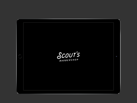Scout's Barbershop iPad screenshot 1 - Lifestyle app