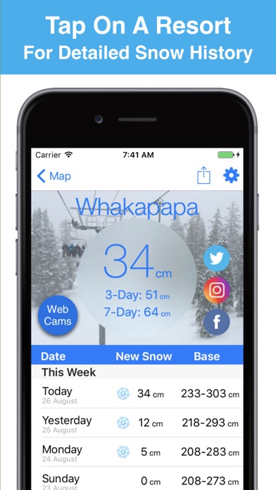 New Zealand Snow Map & Webcamsのおすすめ画像2