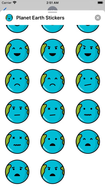 Planet Earth Stickers