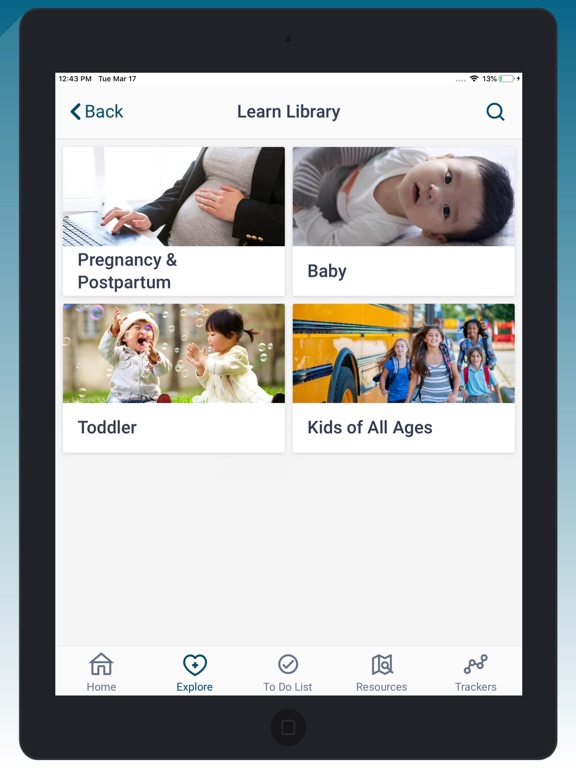 My Pregnancy Blue Cross NC iPad screenshot 6 - Health & Fitness app