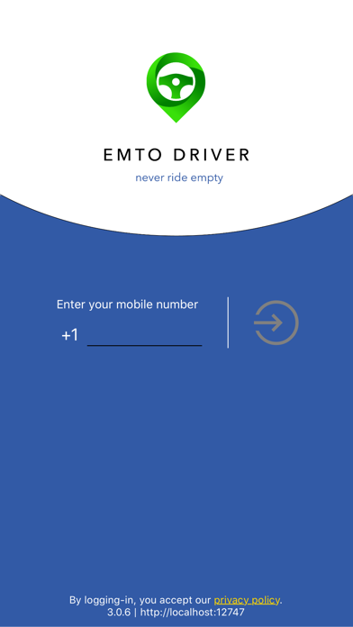 Emto Driver Screenshot