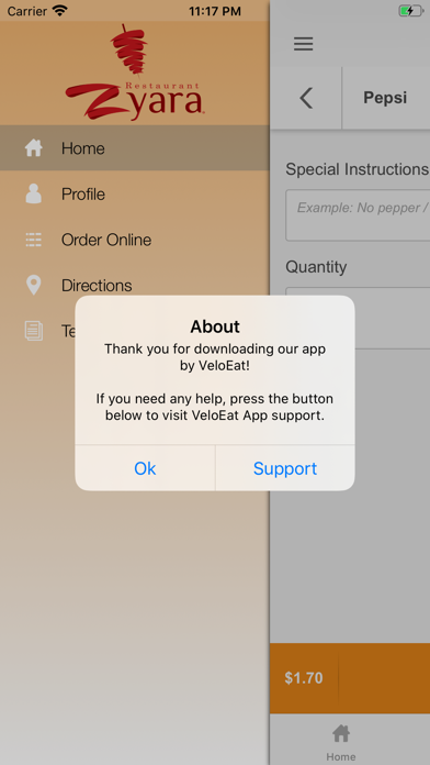 App screenshot