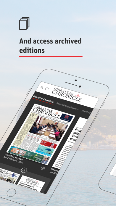 Gibraltar Chronicle Newspaper Screenshot