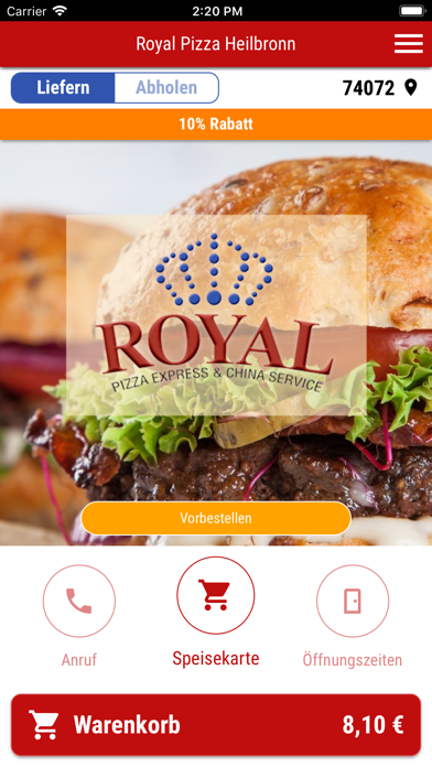 How to cancel & delete Royal Pizza Heilbronn from iphone & ipad 1