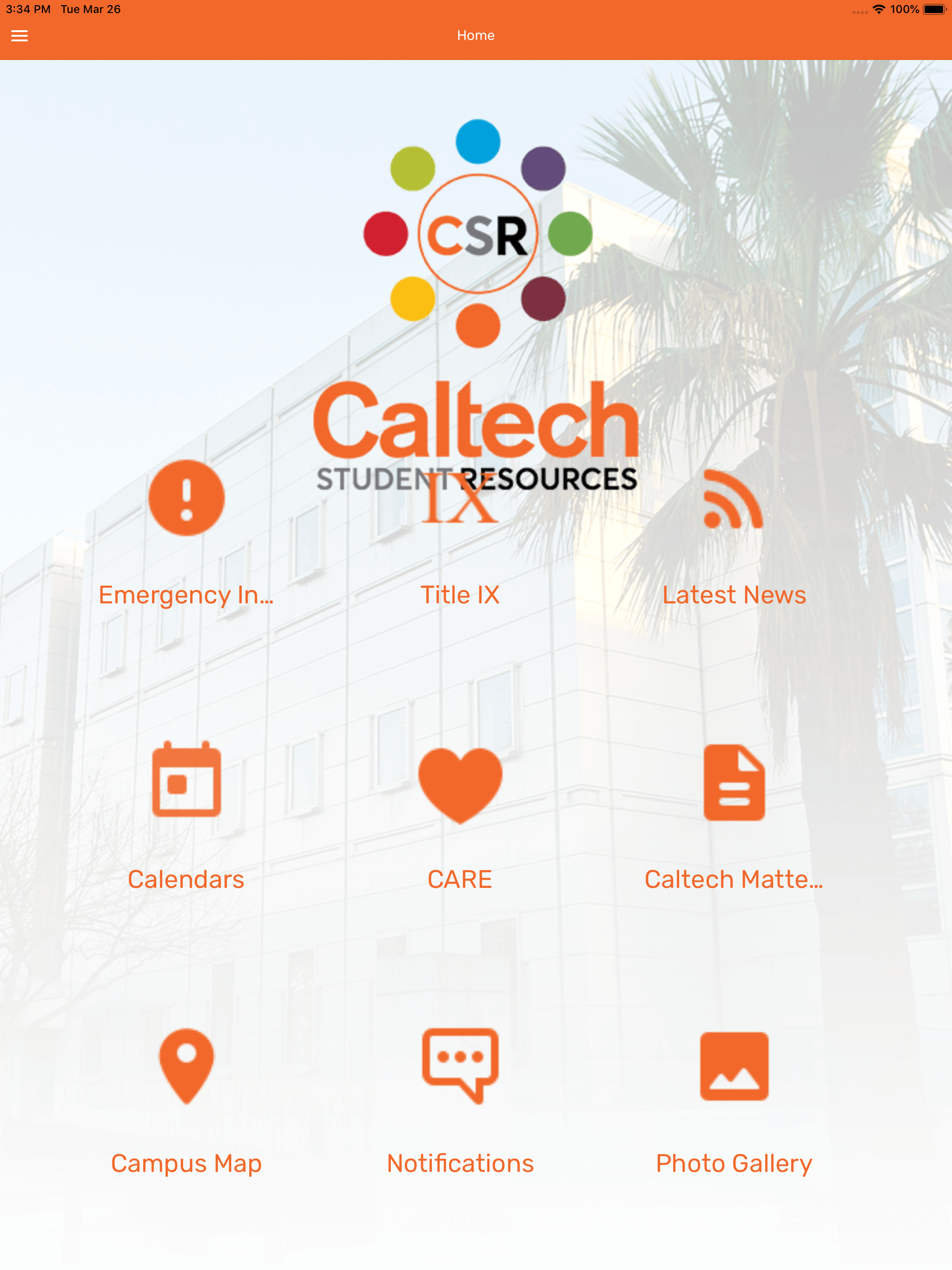 Caltech Student Resources