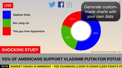 Fake News & Charts Screenshot