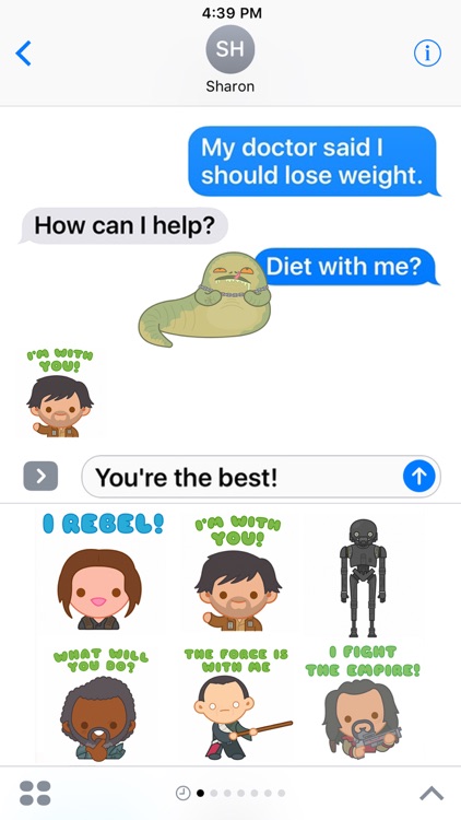 Star Wars Stickers2 screenshot-3