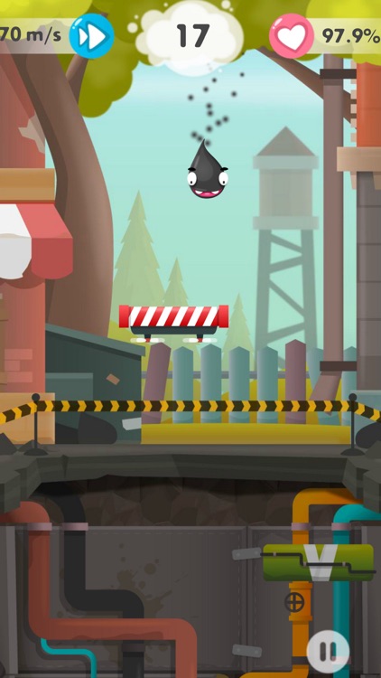 Fly or Die: funny droplets