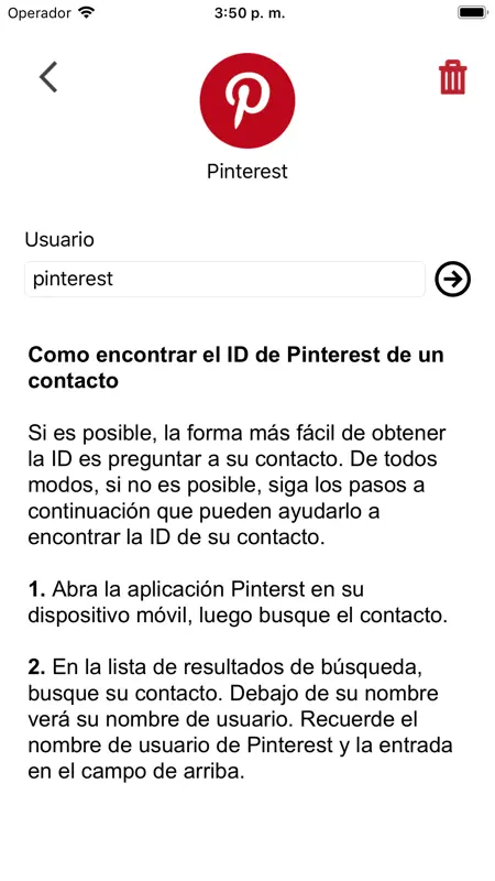 Lista de contactos interactivo screenshot 4 of 4