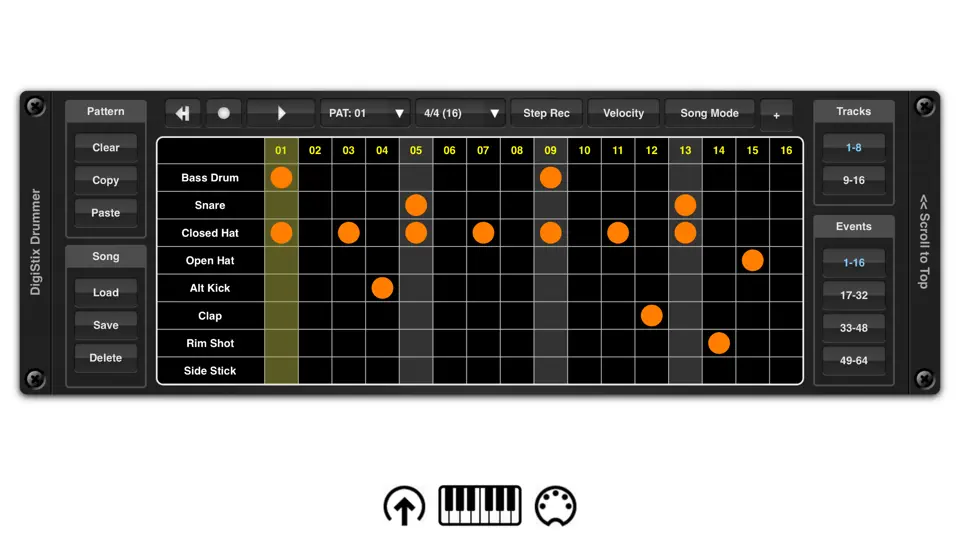 DigiStix Drummer AUv3 Plugin iPhone Ekran Görüntüsü 3