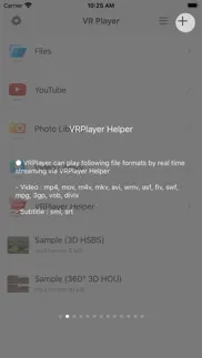 vrplayer pro : 2d 3d 360°video iphone screenshot 3