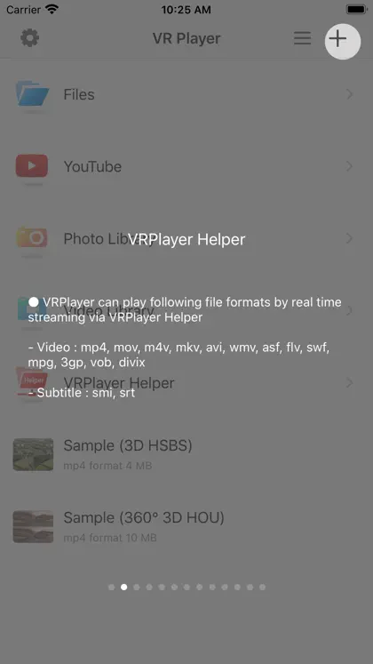 Screenshot 3 di 6 di VRPlayer Pro : 2D 3D 360°Video