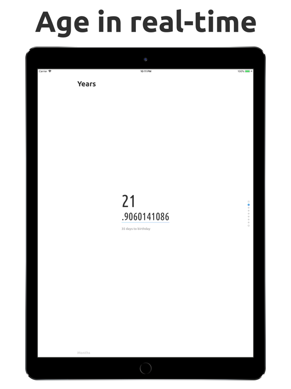 Screenshot #4 pour Ani - Real-Time Age Calculator