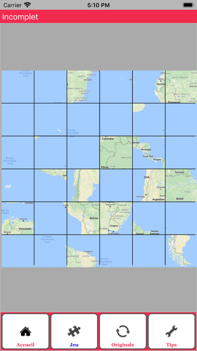 Screenshot #2 pour GeoPuzzleSudAmerique