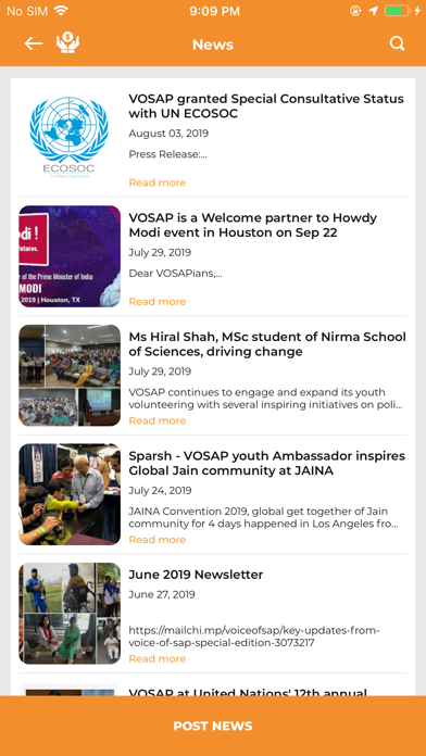 Voice of SAP: VoSAP iPhone screenshot 6 - Social Networking app