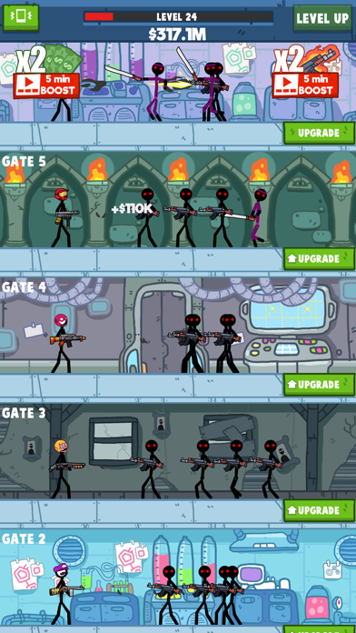 Idle Stickman screenshot 4