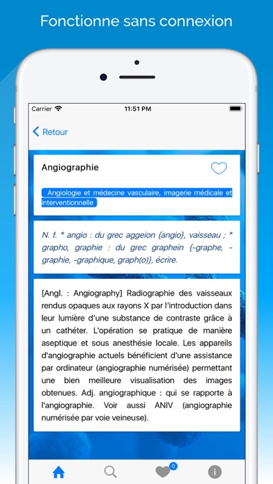 Screenshot #2 pour Dictionnaire Médical Français