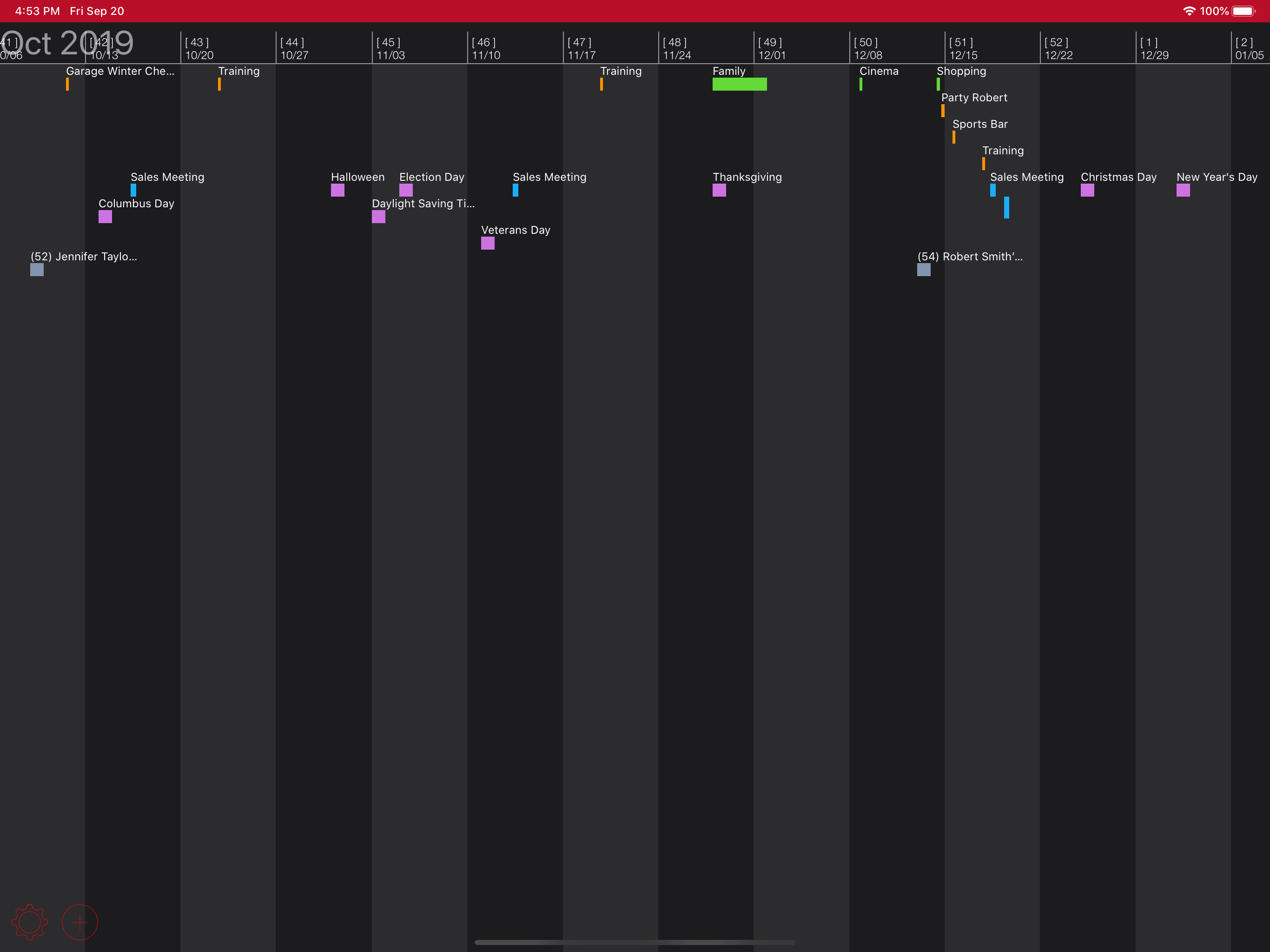 CoCoCal - Timeline Calendar screenshot 13