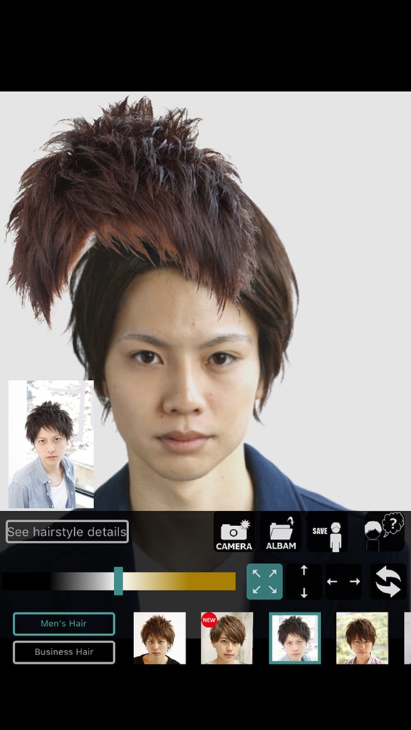 【图】男子的头发(截图1)