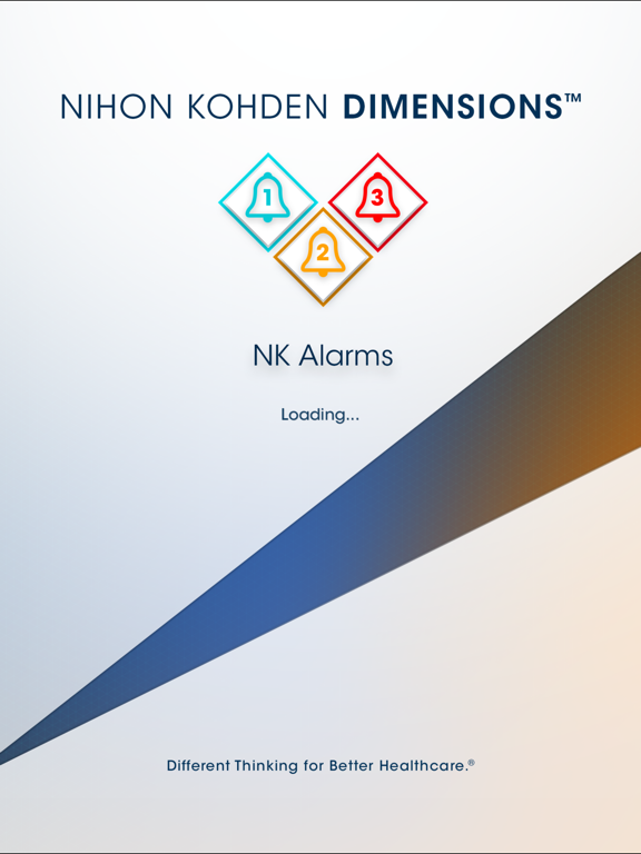 NK Alarms iPad screenshot 1 - Medical app