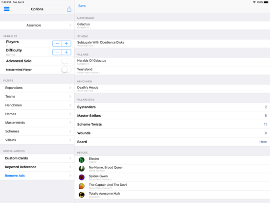 Screenshot #4 pour Assemble: Legendary Randomizer