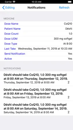 MedTracker screenshot 3