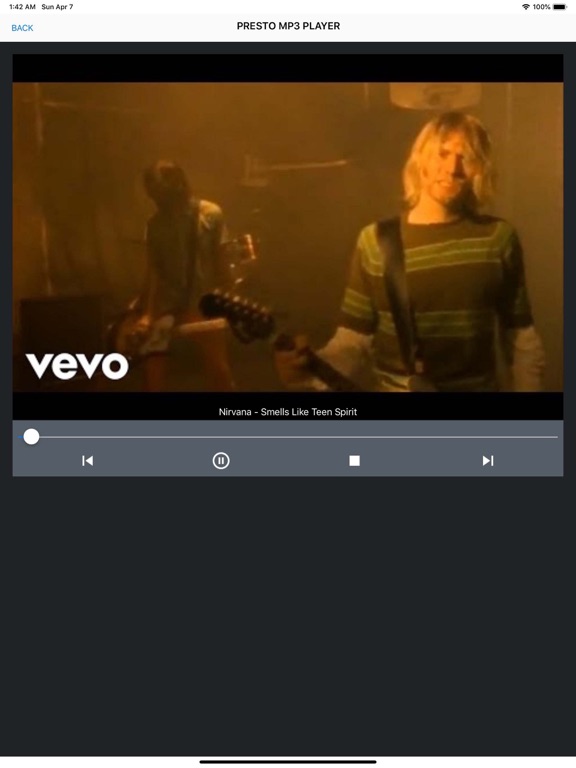 Screenshot #5 pour Presto Mp3 Player