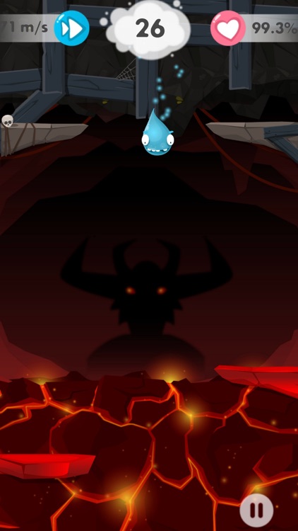 Fly or Die: funny droplets