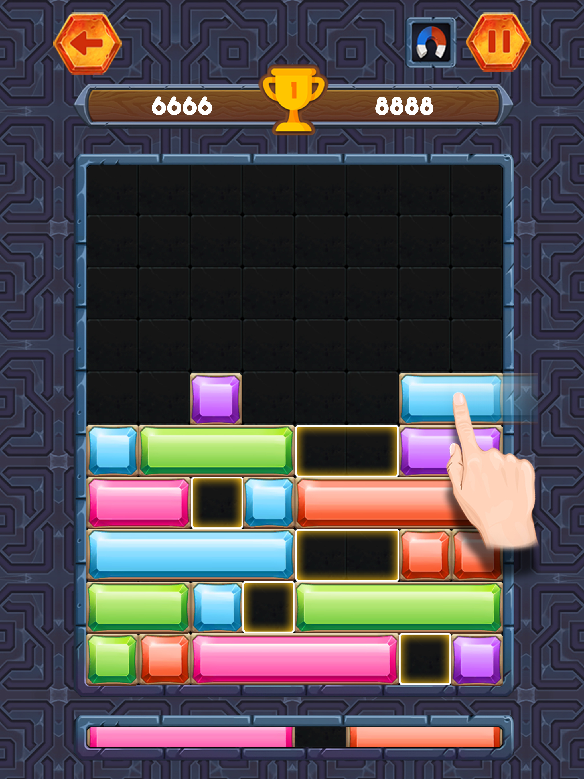 Slide Block : Jewel Dropdom screenshot 7