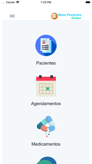 Meus Pacientes Online Screenshot