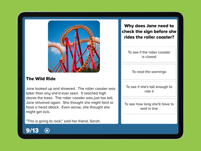 ‎4th Grade Reading Prep Screenshot