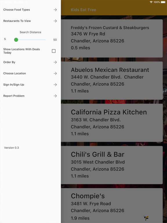 Screenshot #5 pour Kids Eat Free App