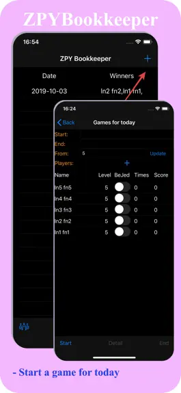 Game screenshot ZPYBookkeeper apk