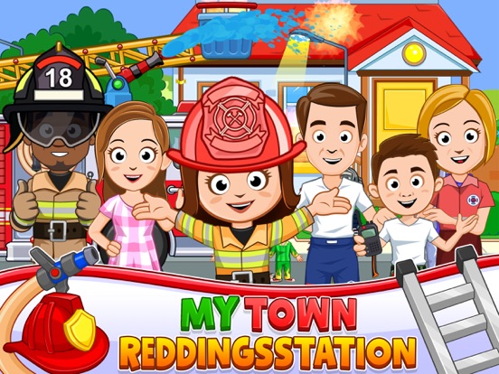 My Town : Fire station Rescue iPad app afbeelding 1