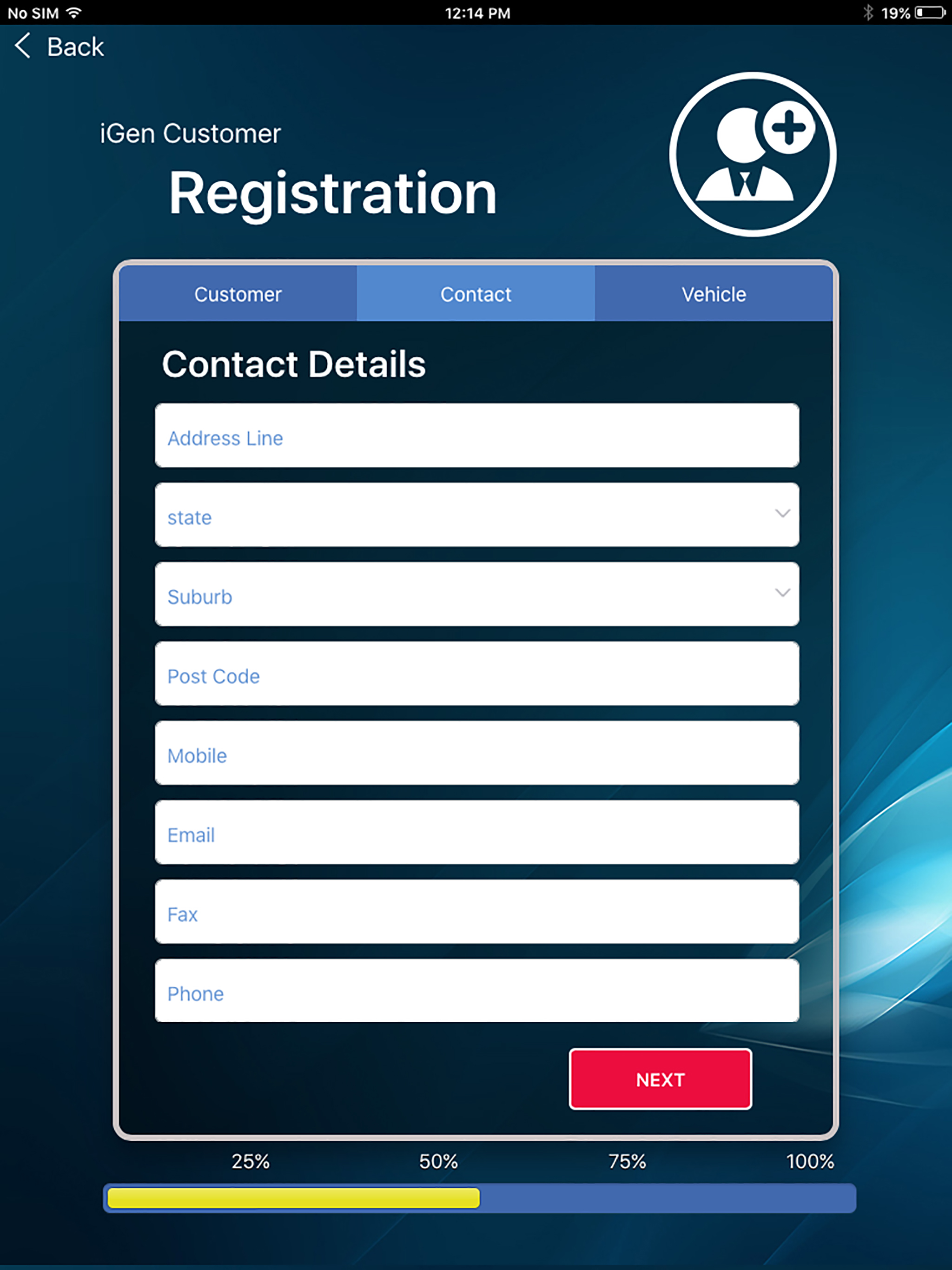 iGen Customer Registration
