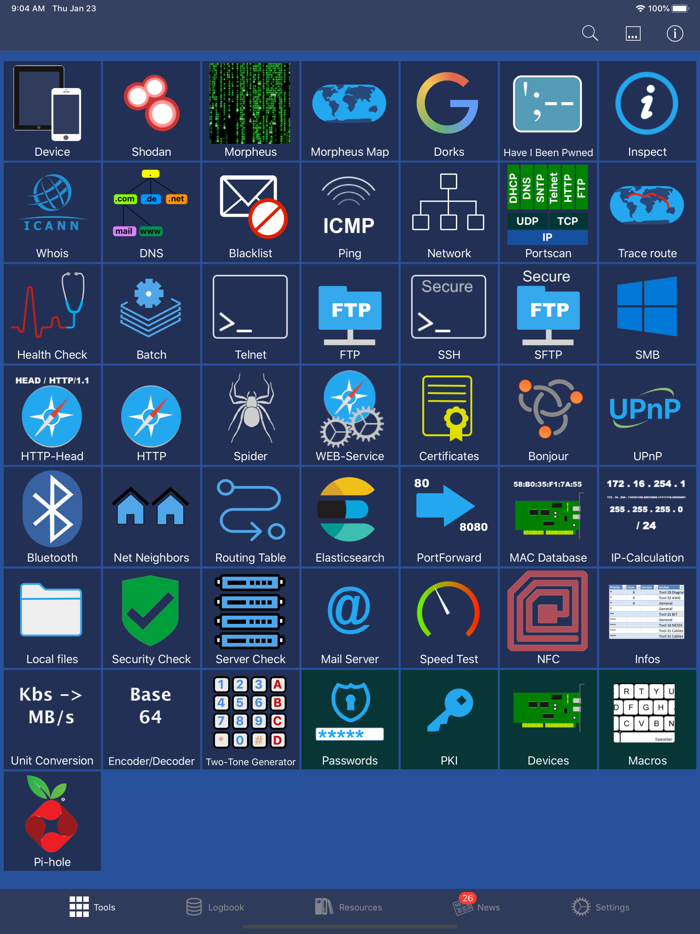 Network Toolbox Net security