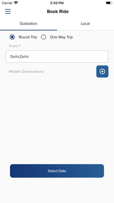TravApp Screenshot
