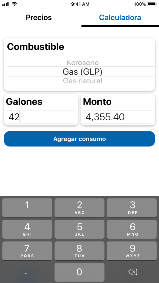 #2. CombustiblesRD (iOS) 由: Jhonny Mena