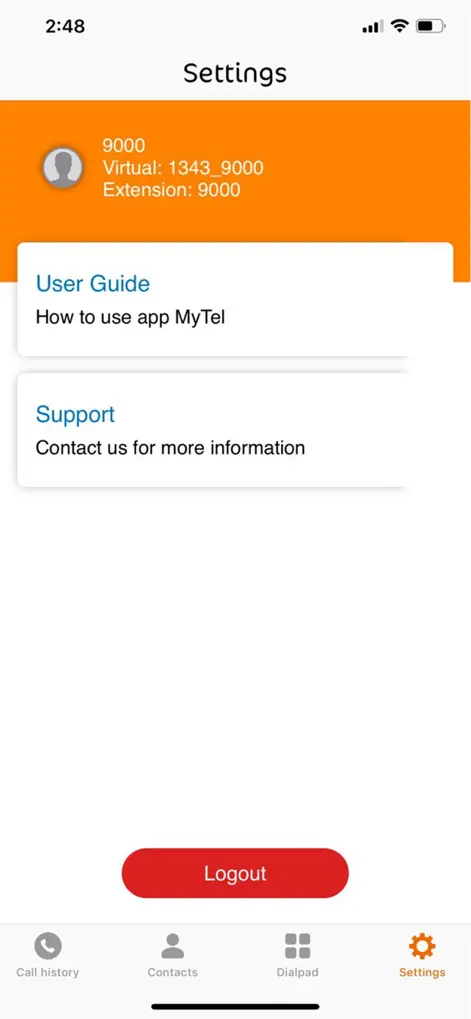 MyCall - Mytel - Utilities App | MWM