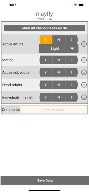 Nature's Notebook Mobile Application Tip Sheet